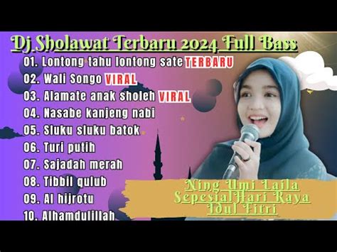 10 DJ SHOLAWAT TERBARU 2024 X NING UMI LAILA X SHOLAWAT PENYEJUK HATI X