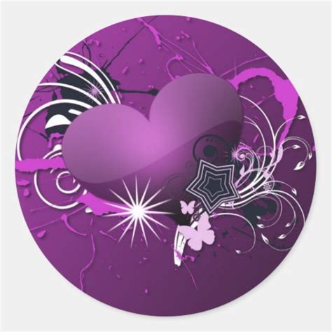 purple heart sticker | Zazzle