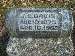 Joseph Elson Davis 1875 1903 Mémorial Find a Grave