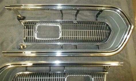 BARRACUDA GRILLES 67 68 CORE REDO POLISHED SEND YOUR GRILLS 1967