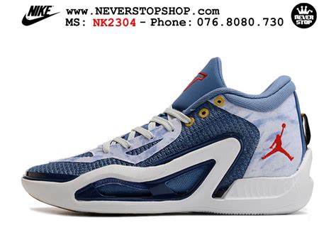 Giày Bóng Rổ Nam Nike Jordan Tatum 1 Denim Cổ Thấp