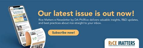 E-Newsletter - Philippine Rice Research Institute