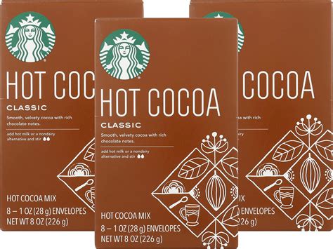 Amazon Starbucks Classic Hot Cocoa Classic Count Pack Of Ounce