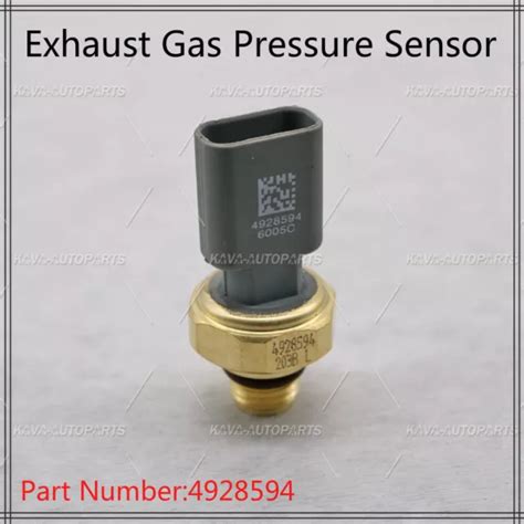 Exhaust Gas Pressure Sensor Egr For Cummins Isx Ism Isc Isb Exhaust Gas 4928594 Eur 18 82