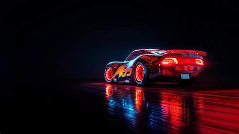 4k HD Wallpaper Pixar Style Lightning McQueen From Harry Potter 4k