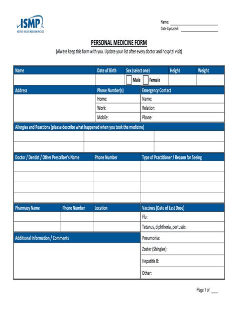 Form Medicine Fill Online Printable Fillable Blank Pdffiller