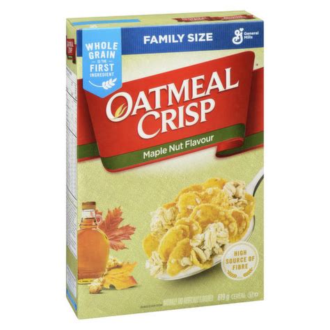 General Mills Oatmeal Crisp Cereal Maple Nut Flavour Save On Foods