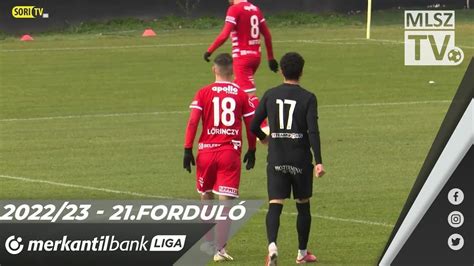 Soroksár SC DVTK 0 5 0 2 Merkantil Bank Liga NB II 21