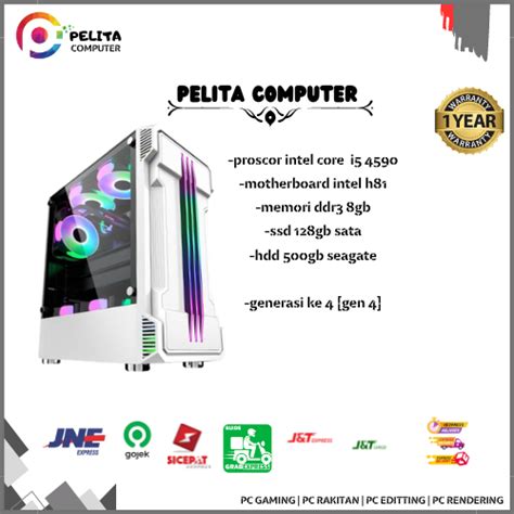 Jual Pc Core I Ddr Gb Hdd Gb Ssd Gb Gen Cpu Rakitan