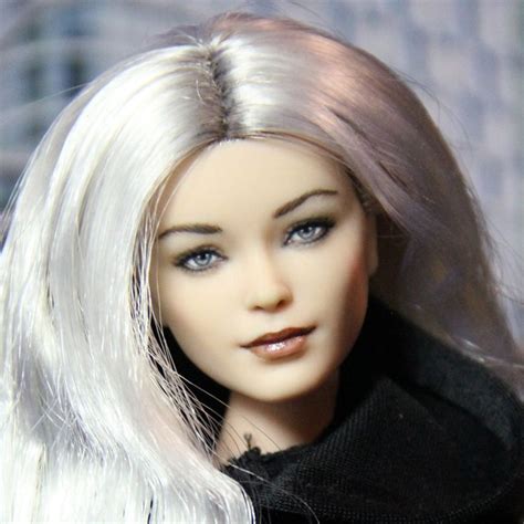 Ooak Custom Barbie Looks Victoria Blonde Doll Head Repaint Inspire Uplift Custom Barbie