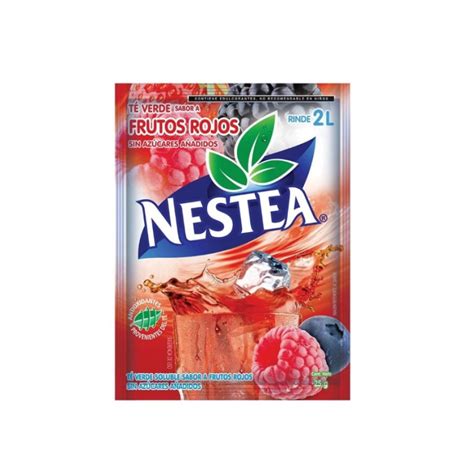 T Verde Soluble Sabor Frutos Rojos Sin Az Car Nestea G