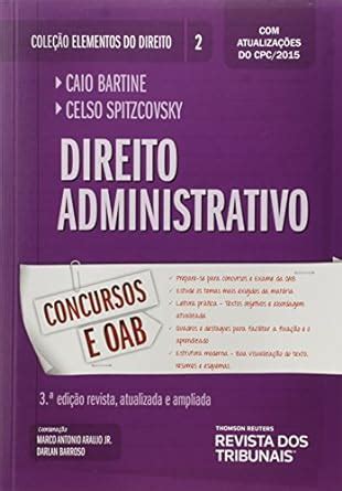 Direito Administrativo Volume Cole O Elementos Do Direito