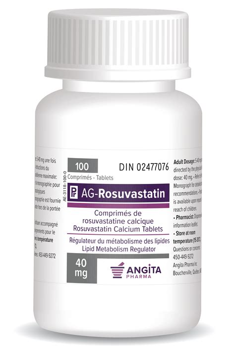 Ag Rosuvastatin Mg Angita Pharma