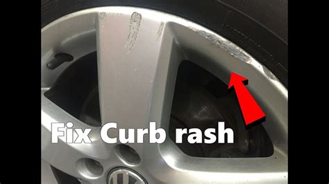 How To Repair Curb Rash On Any Wheel Rim Youtube