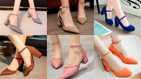 Summer Women Sandals Fashion Word Buckle Crude Sandals Heel Shoes For Girls 2023 Youtube