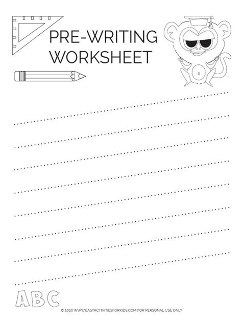 Pre-Writing Worksheet | PDF