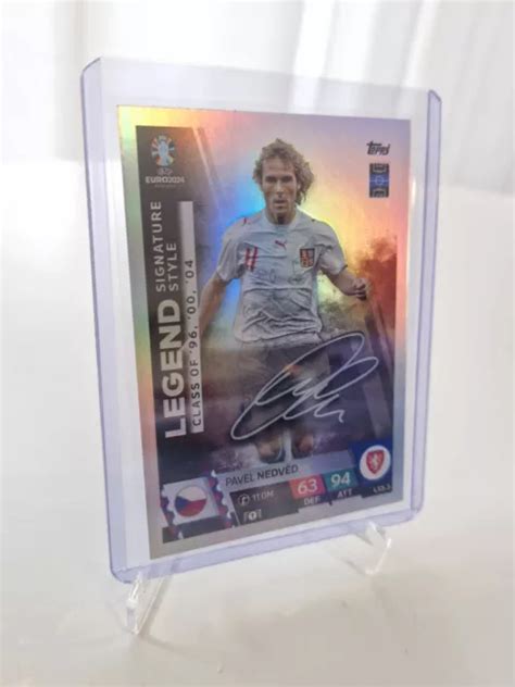 TOPPS EURO 2024 Match Attax Karte LSS 3 Legend Pavel Nedved EUR 1 00