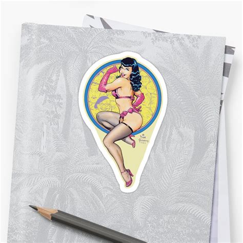 Sexy Betty Pinup Sticker By Coupecustoms Redbubble