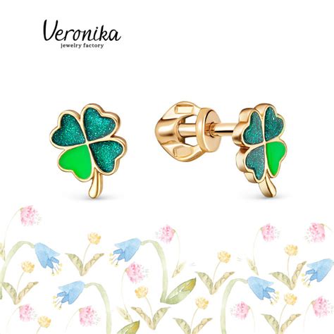 Veronika jewelry factory Серьги ювелирные Серебро позолоченное 925 ...