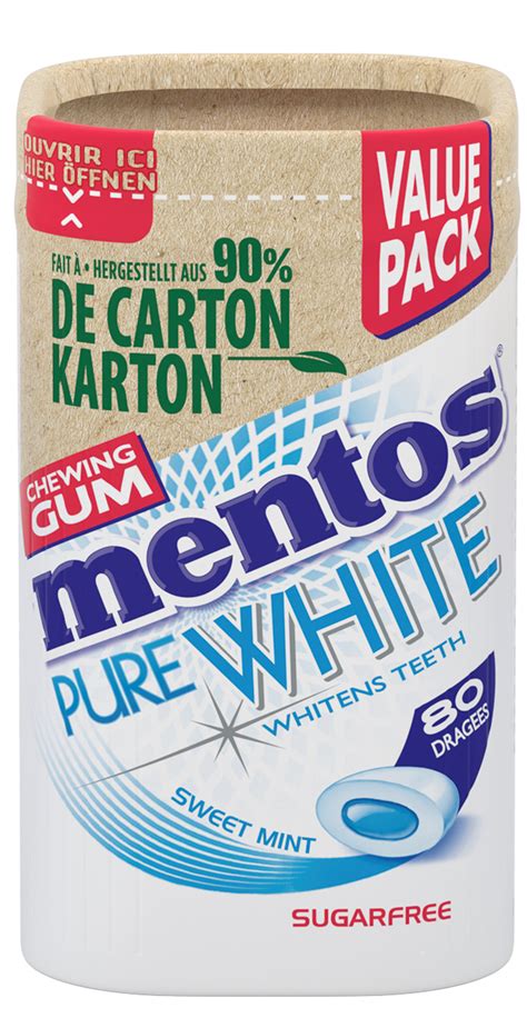 MENTOS GUM PURE FRESH SPEARMINT KARTON BOTTLE | Mentos Switzerland