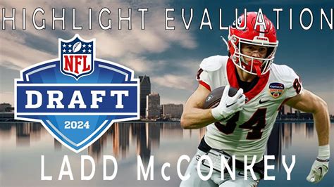 Ladd McConkey Draft Highlight Video Evaluation YouTube