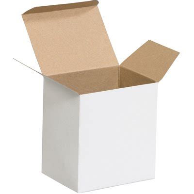 4 1 2 X 3 1 2 X 5 White Reverse Tuck Folding Cartons