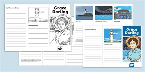 Grace Darling Leaflet Template Professor Feito Twinkl