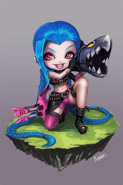 Fanart Chibi Jinx By Puddingzz On Deviantart