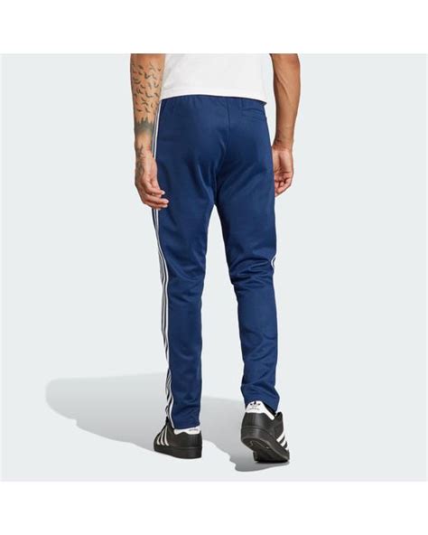 Adidas Adicolor Classics Beckenbauer Tracksuit Bottoms In Blue For Men Lyst Uk