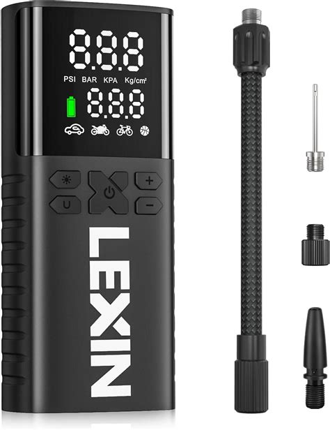 Amazon Fr LEXIN P4 Compresseur D Air Portatif 150PSI Gonfleur Pneus