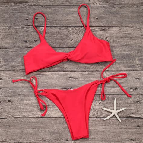 Sexy Bikinis Swimsuit Mulheres Empurrar Para Cima Swimwear 2018 Sexy