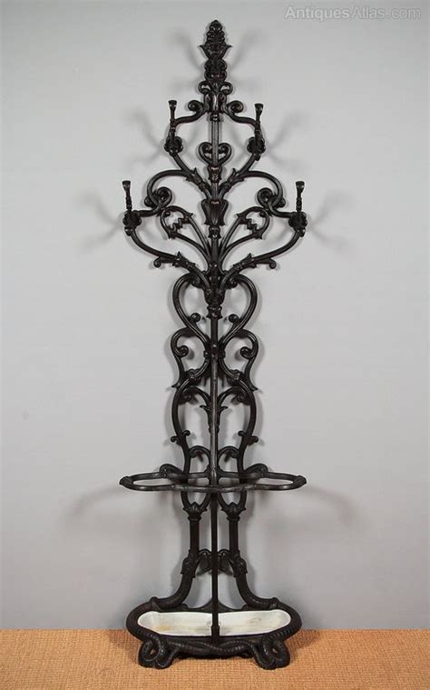 Narrow Cast Iron Hall Stand C Antiques Atlas