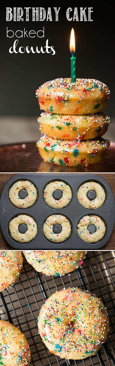 Birthday Cake Baked Donuts Self Proclaimed Foodie