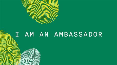 Identity I Am An Ambassador Youtube