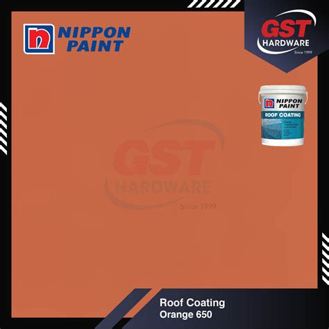 Nippon Paint 5l Roof Coating Roof Paint Exterior Paint Cat Bumbung Uv