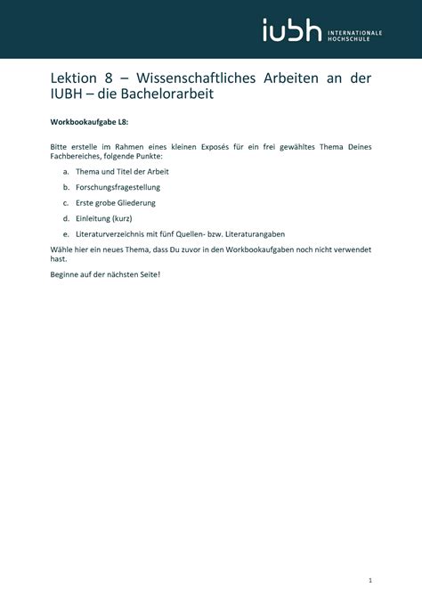 WB 8 PDF Einführung in das wissenschaftliche Arbeiten