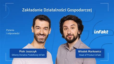 Zak Adanie Jednoosobowej Dzia Alno Ci Gospodarczej Poranny Live Z