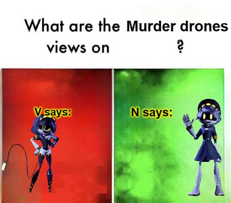 What Are The Murder Drones Views On Blank Template Imgflip