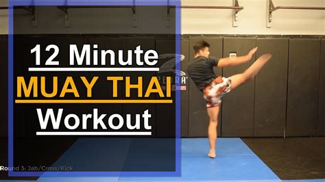 Minute Muay Thai Shadow Boxing Workout For Beginners Follow