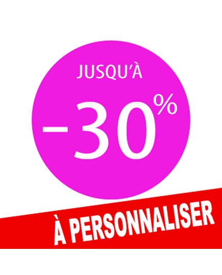 Sticker Autocollant Soldes Personnaliser