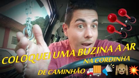 COMO INSTALAR BUZINA A AR DE CORDINHA IGUAL DE CAMINHÃO NA MINHA VAN