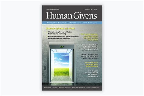 Human Givens Journal: Volume 19, No 2, 2012 | Human Givens Publishing