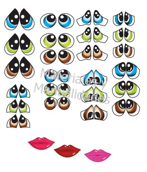 Sticker Ojos Adhesivos Despegables Para Mu Ecos En Pasta Masas Fomi