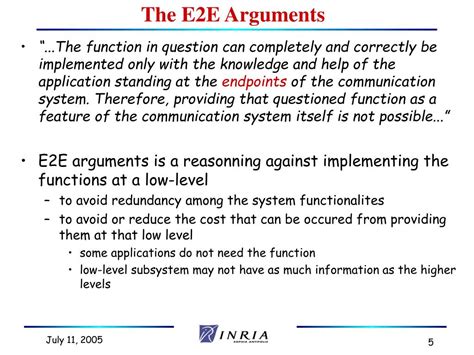 PPT END TO END Arguments In System Design PowerPoint Presentation