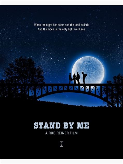 "Stand by Me" Poster for Sale by SITM | Redbubble