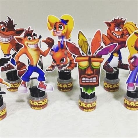 Tubete Personalizado Crash Bandicoot Pcs Shopee Brasil