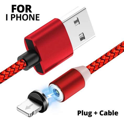 Simple And 540 Degree 3in 1 Rotating And Light Magnetic Charging Cable 24a Black Red Golden