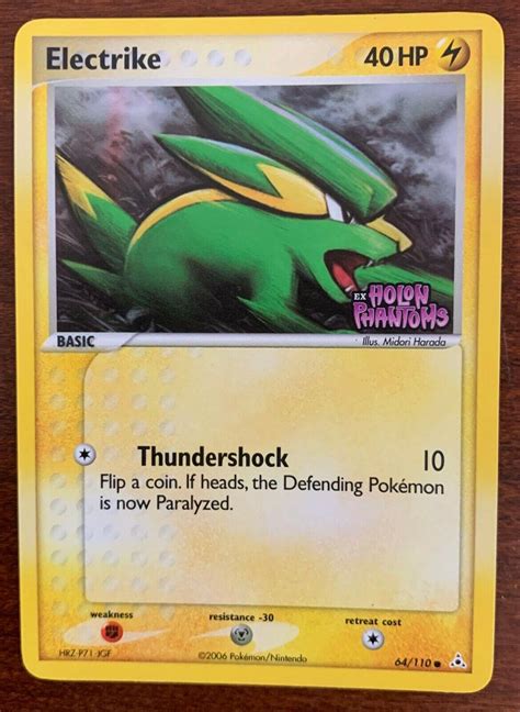 Electrike Reverse Holo Prices Pokemon Holon Phantoms Pokemon