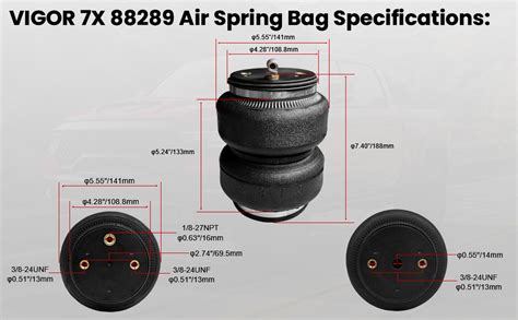 Amazon Vigor Air Spring Bags Suspension Kit Compatible With