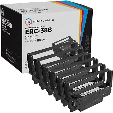 Amazon Epson Erc B Erc B Black Fabric Ribbon Pack Office